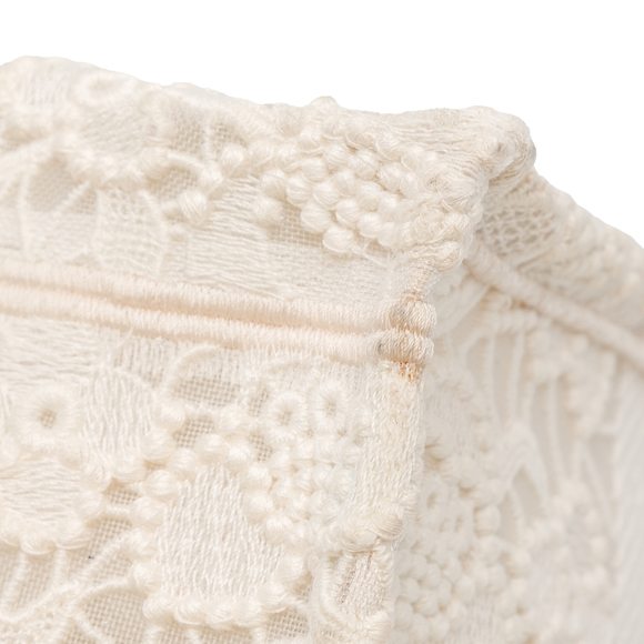 Pre-Loved Dior Small D-Lace Embroidery Book Tote - Picture 10 of 12